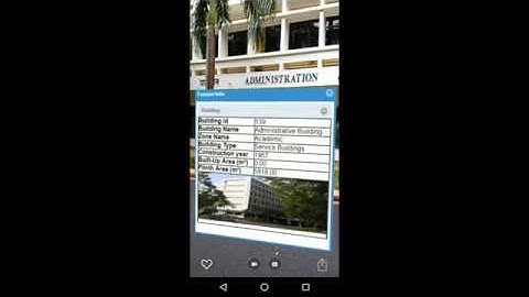 Augmented Reality GIS for Asset Management-Self Serve-Building Information