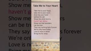 Take Me To Your Heart | Michael Learns To Rock