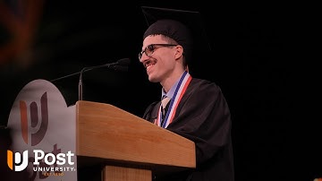 Class of 2023 Online Valedictorian Commencement Speech by Christopher Lynch | Post University