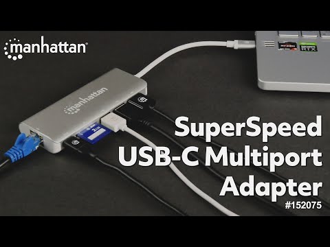 Manhattan SuperSpeed USB-C Multiport Adapter