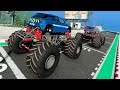Monster Trucks High Speed Mega Ramp Jumps | BeamNG Drive #16