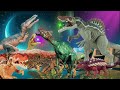 Huge Megaraptor Attacks Pyroraptor | Dinosaurs Toys Review : Spinosaurus , Yangchuanosaurus ...