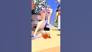 ASMR Tippy Toe 3D 💥💪  Satisfactory ASMR Sound #shorts #asmrtippytoe #tippytoe #tippytoe3d