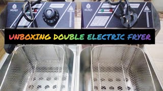 UNBOXING NUNIX DOUBLE ELECTRIC FRYER| HOW TO ASSEMBLE THE ELECTRIC FRYER PARTS.#electricfryer