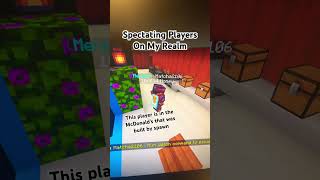 Realm Code is in the discord: R5ZQszAtXw  #shorts #gaming #bedrockrealm #minecraft #realms #smp