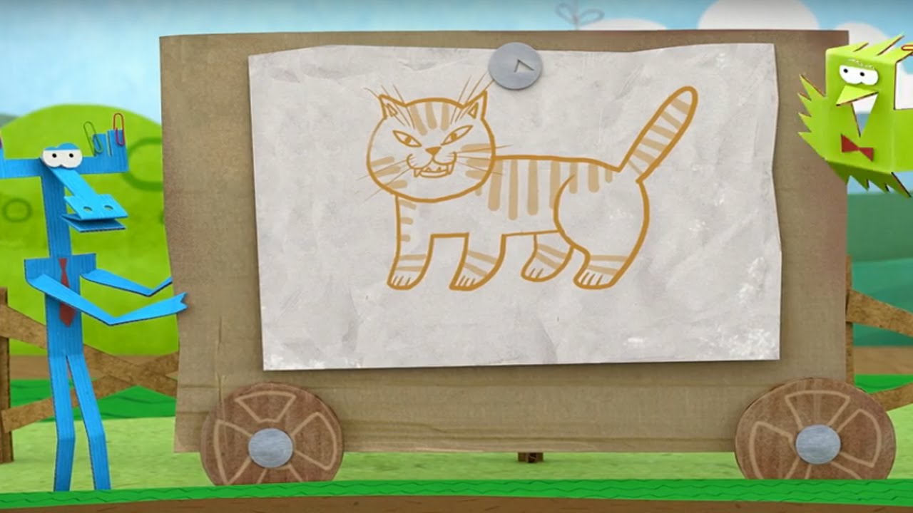 Мультфильм для детей про оригами - Бумажки -Букет для королевы Серия 6