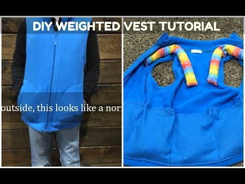 How to make a DIY Weighted Vest (Sensory) - Video Tutorial