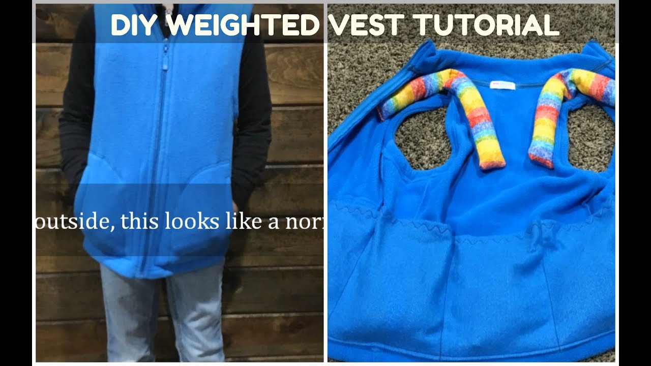 How to make a DIY Weighted Vest (Sensory) - Video Tutorial - YouTube