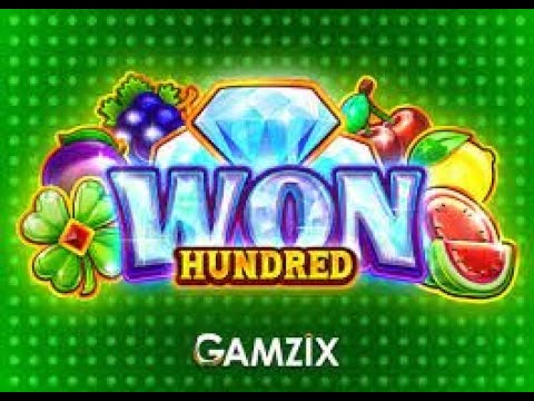 Won Hundred (Gamzix) Slot Review | Demo & FREE Play video preview
