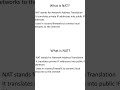 NAT explained easily#education #networking #education #engineering #computer #computerscience #btech
