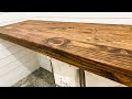 How To Make a Cheap Farmhouse Countertop