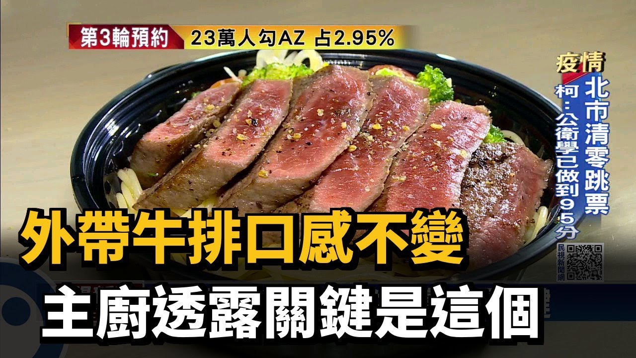 外帶口感像內用 牛排熟度是關鍵 民視新聞 Youtube