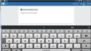 17  Sending a message with attachment to small group on edmodo app