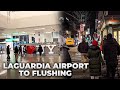 NYC LIVE Exploring LaGuardia Airport to Flushing, Queens on Thursday (January 6, 2022)