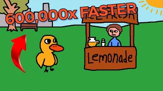 The Duck Song 20x, 100x, Up To 600,000x FASTER