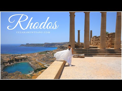 Video: Lindos pe insula grecească Rodos