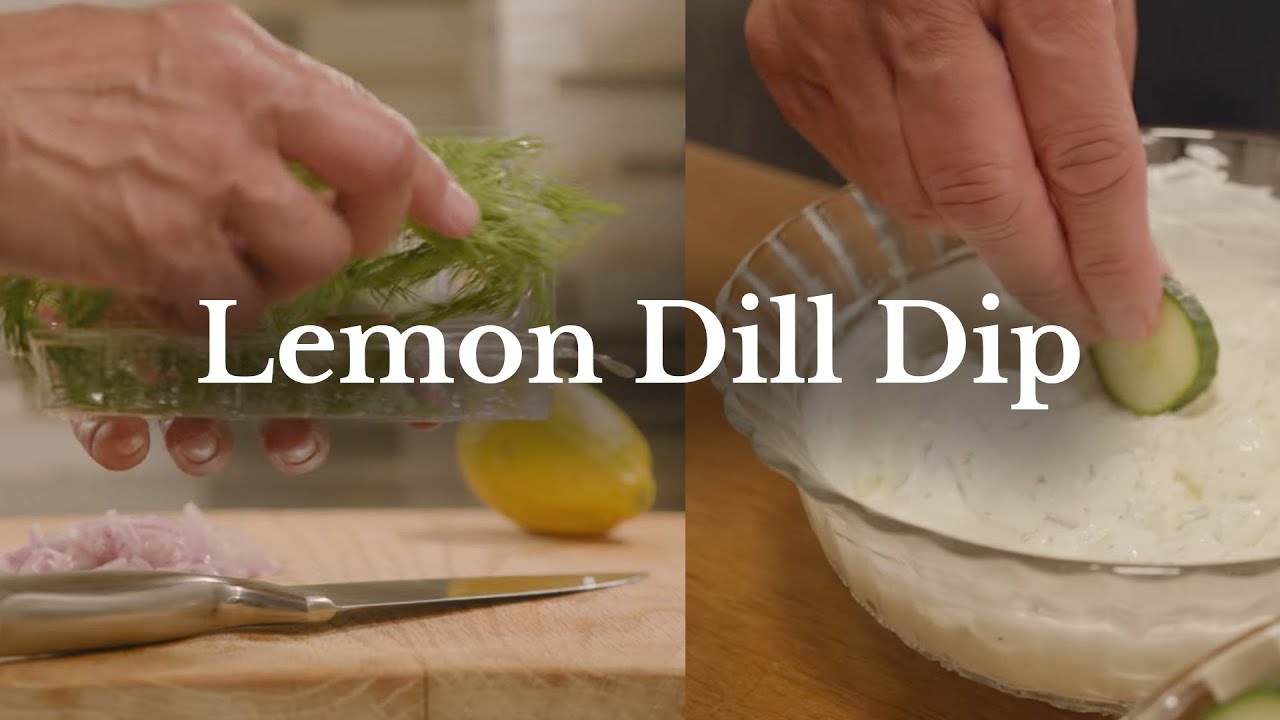 Creamy and Fresh Lemon Dill Dip for Your Next Party