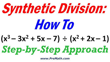 Synthetic Division How To: Quick and Easy Technique