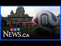 FIFA watch party on B.C. Legislature lawns
