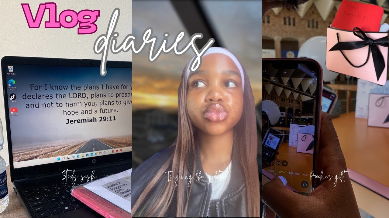 #vlog diaries| Last Push| Pookie’s Gift |Random Chats| UWC Bcom Student| SA YouTuber