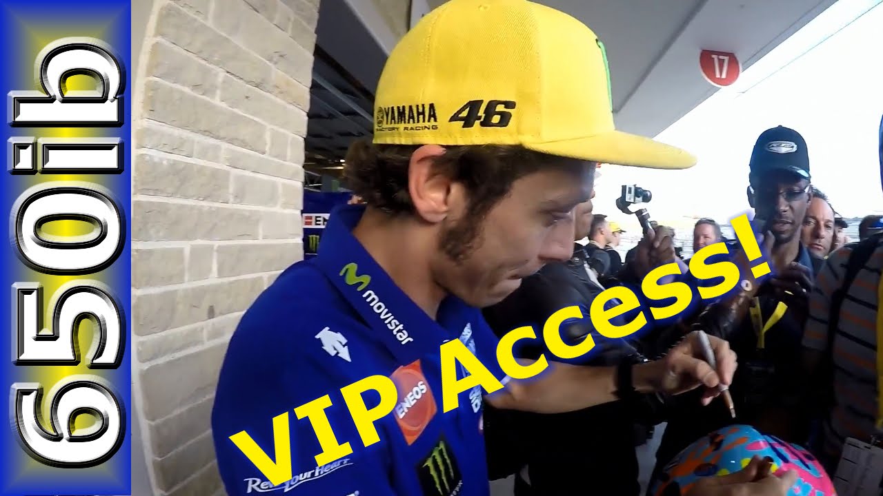 2016 MotoGP America | Yamaha R1M VIP experience with Valentino Rossi ...