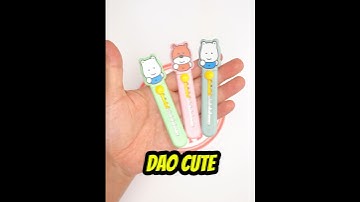 Dao rock giấy dễ thương cho học sinh sinh viên. #dodunghoctap #reviewvanphongpham #tiểuhọc