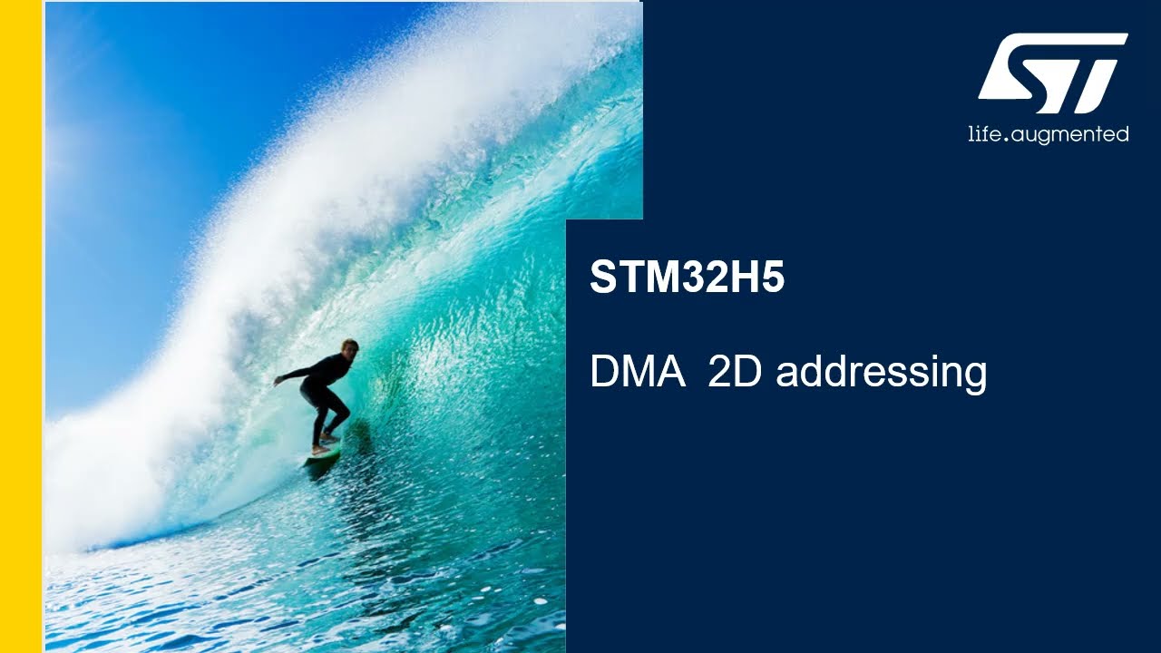 STM32H5 MCU Series - System - DMA 2D addressing (DMA2D)