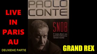 PAOLO CONTE LIVE IN PARIS AU GRAND REX LE 27 JANVIER 2015 DEUXIEME PARTIE