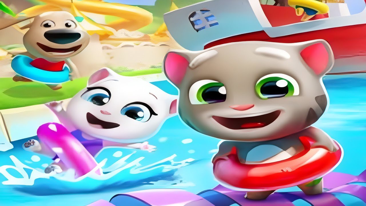Tom Pool Gameplay Talking Tom Pool Gameplay Android ios - YouTube