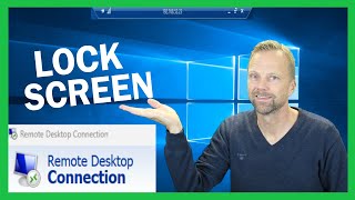 Remote Desktop Lock Screen