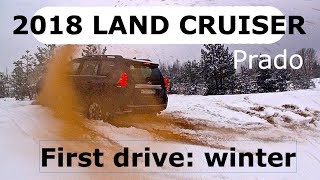 2018 Toyota Land Cruiser 2.8D, first drive (winter)