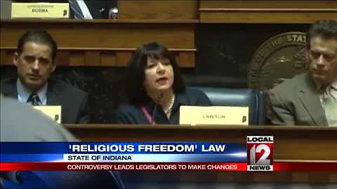 Indiana lawmakers OK changes to Religious Objections Law