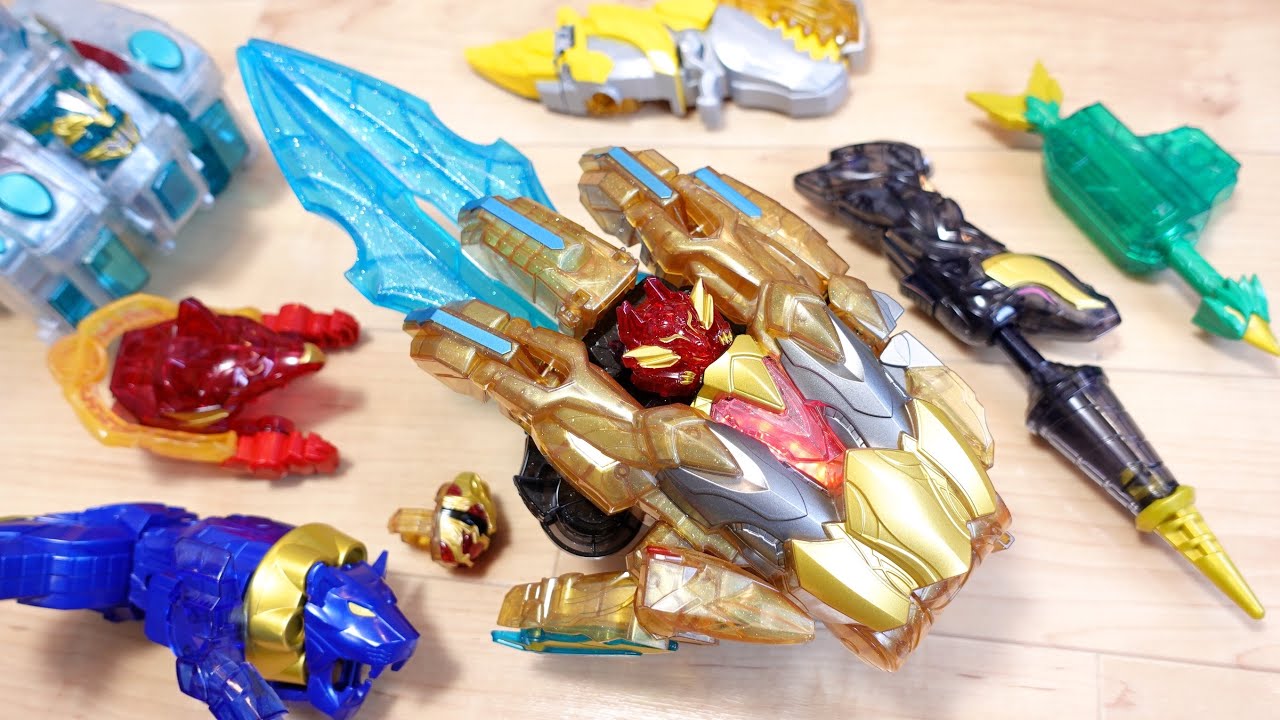 スペシャルクリアVerのDXテガソード！リョウテガソードまで全フォーム合体検証レビュー！グーデバーン超人神一体セット！ゴジュウジャー