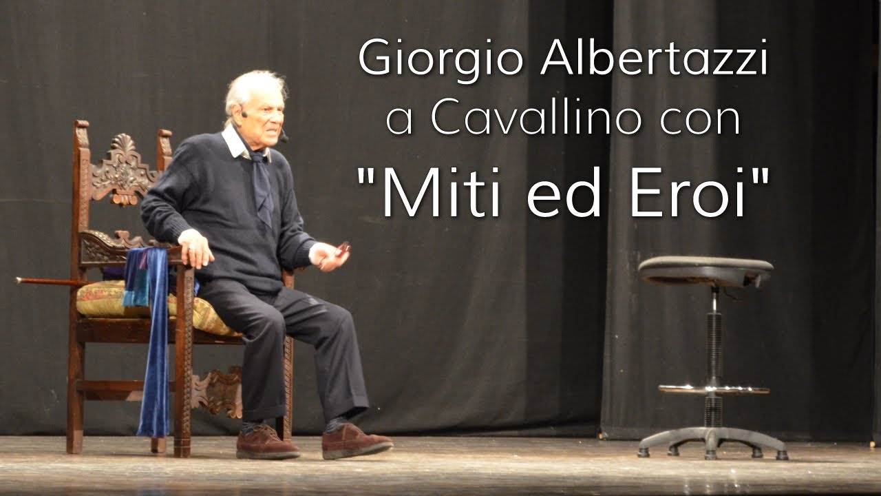 Giorgio Albertazzi a Cavallino con "Miti ed Eroi" | InOnda WebTv