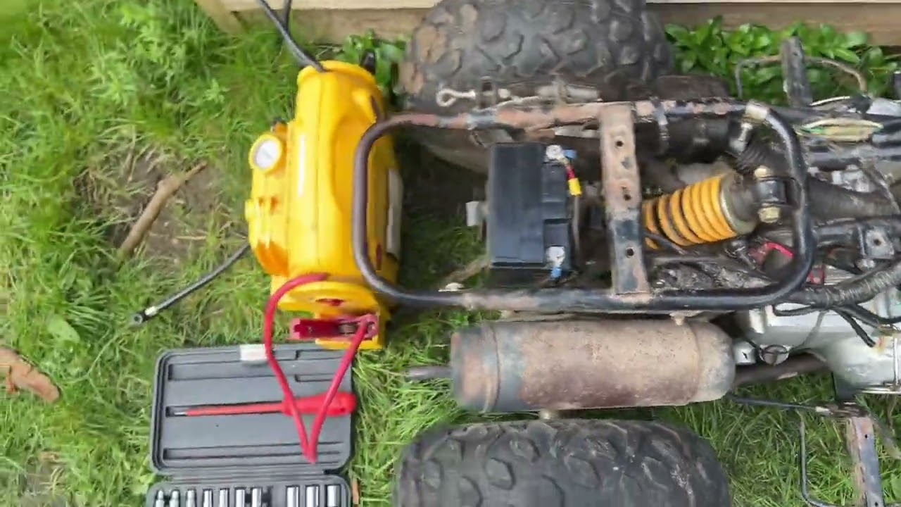 Kazuma meerkat 50cc quad first start