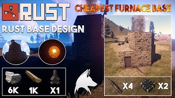 CHEAPEST Furnace Base Design - [ Rust ]