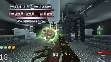 ZOMBIES IN A SPACESHIP? (Battlestar Galactica) WAW ZOMBIES CUSTOM MAP