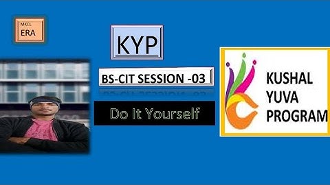 Do it yourself 3 / do it yourself 3 session / session 3 ka do it yourself