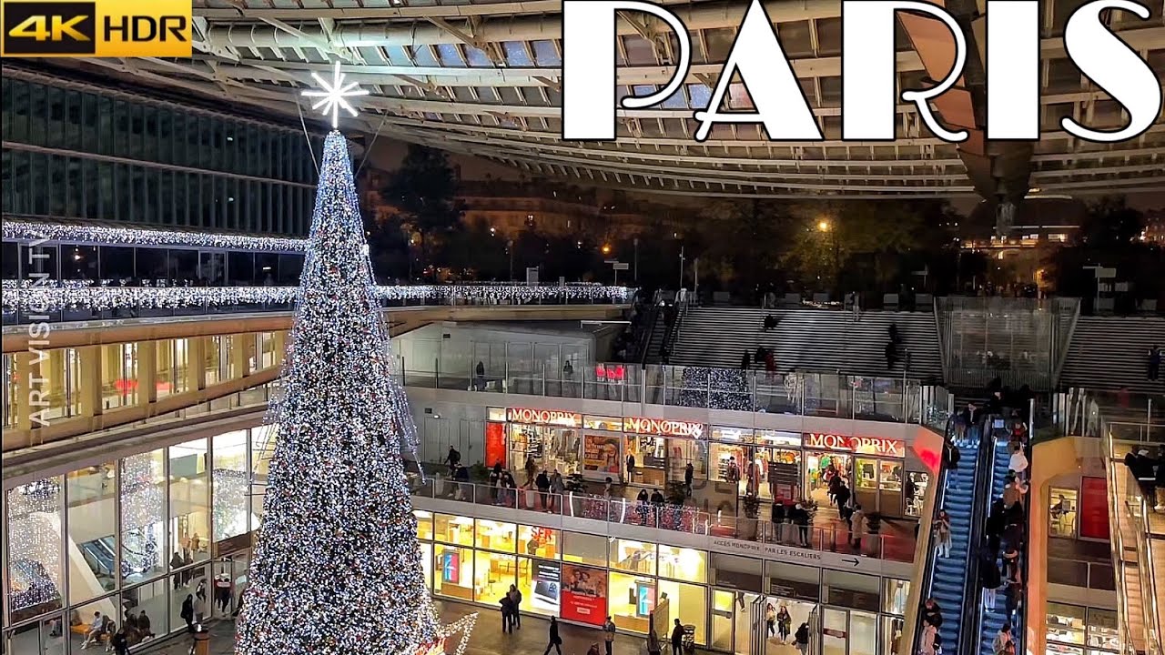 🇫🇷[PARIS 4K] "RAINY EVENING WALK" (4K 60FPS VERSION) 27/NOVEMBER/2023