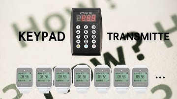 How to Use TD108 Calling System with Keypad Transmitter