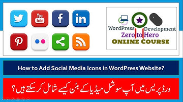 How to Add Social Media Icons into WordPress Website with or Without Plugin? Part-09 Zero to Hero
