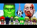 HULK ASSEMBLE: SUPERHEROES VS ANGRY SIREN HEAD | EPIC BATTLE