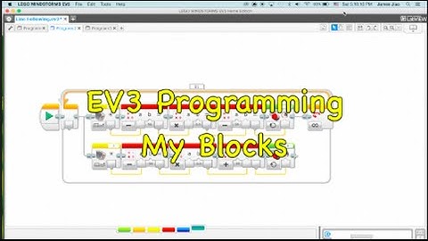 FLL 2015 Trash Trek - EV3 Programming My Blocks