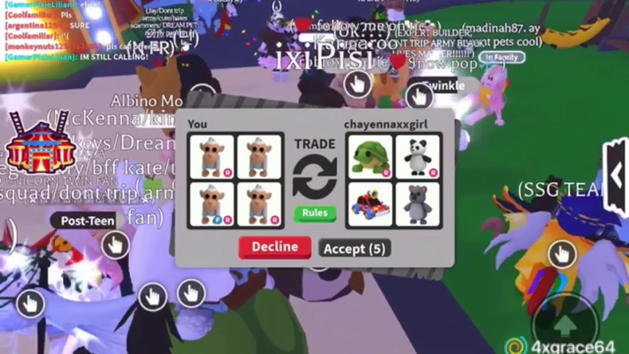WHAT PEOPLE WILL TRADE FOR THE ALBINO MONKEYS IN ROBLOX ADOPT ME YouTube