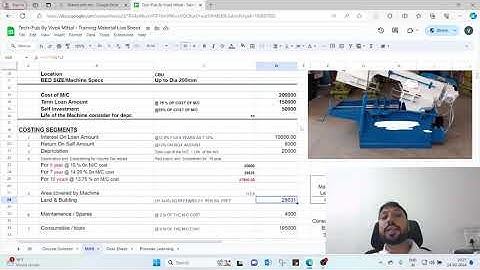Training Session -4 - MHR (Machine Hour Rate Calculation)