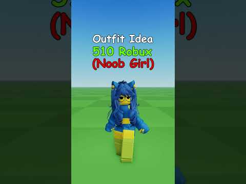 Making Roblox Noob Girl Outfit Idea 💛💙