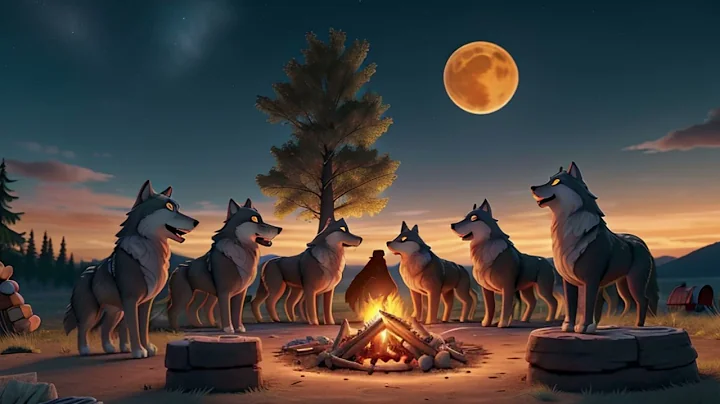 Epic of the United Pack: A Tale of Wolves' Triumph - Easy English - Learn English With Subtitles