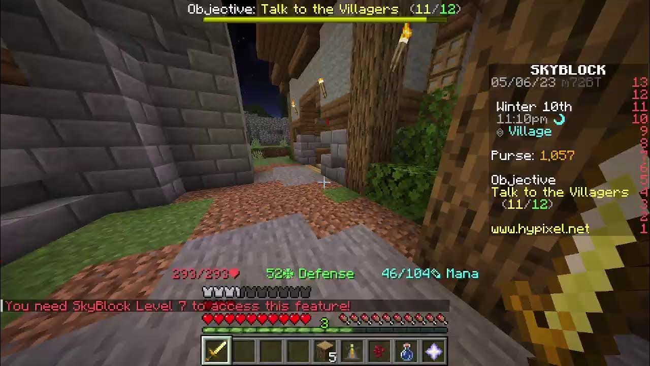 Hypixel skyblock 1 A new start YouTube