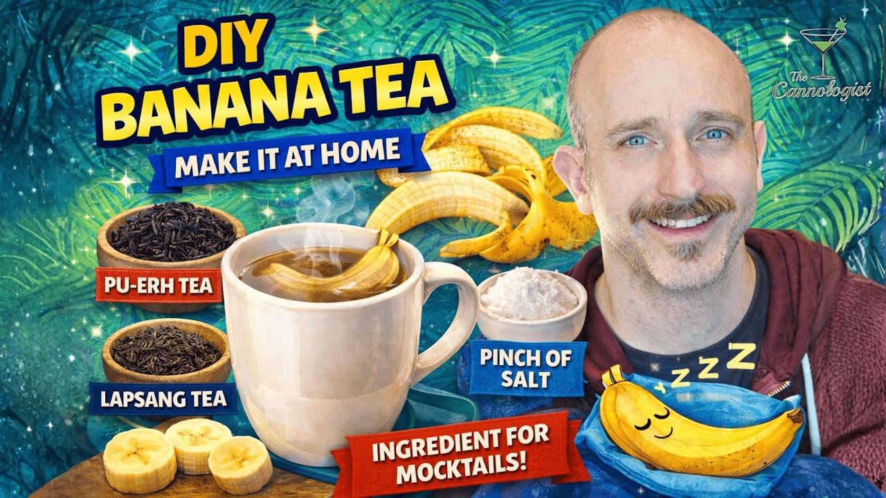 DIY Banana Tea at Home 🍌 | The Secret Mocktail Ingredient!