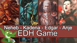 Neheb Vs Kadena Vs Edgar Vs Anje Edh Cmdr Gameplay From Magicfest Montreal 2019